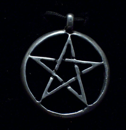 Pewter Pentacle Pendant