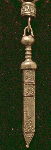 Pewter Celtic Dagger Pendant