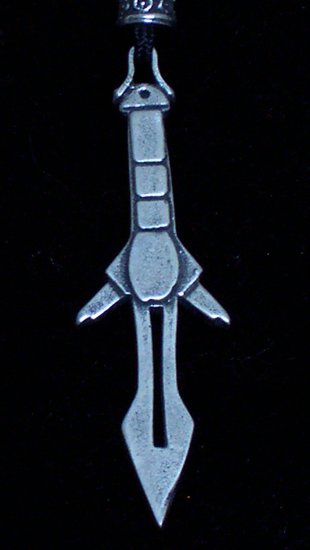 Pewter Klingon Dagger Pendant