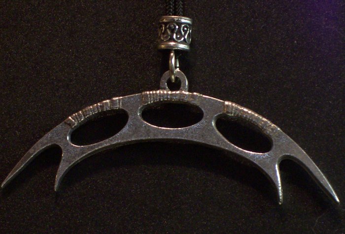 Pewter Klingon Batleth Pendant