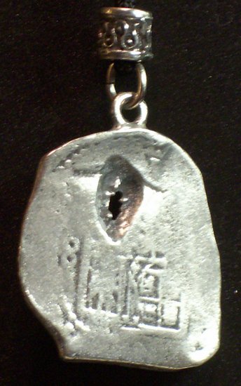 Pewter Pirate Coin Pendant