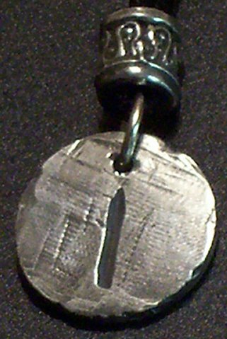 Pewter Rune Pendant-Isa- Introspection