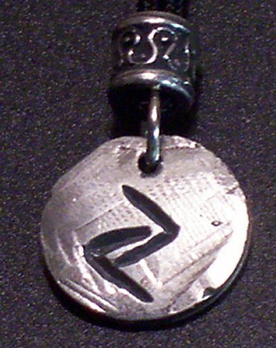 Pewter Rune Pendant-Jera- Breakthrough