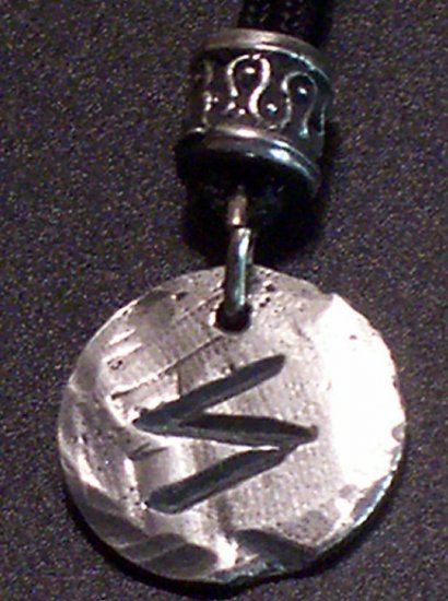 Pewter Rune Pendant- Sigel- Success