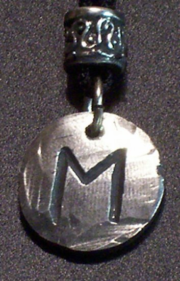 Pewter Rune Pendant- Ehwaz- Steady Progress