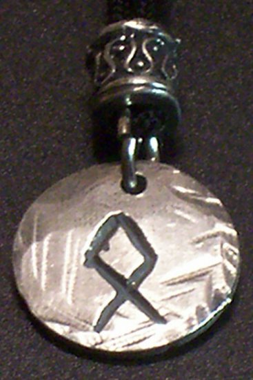Pewter Rune Pendant-Othel- Possessions