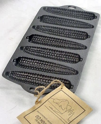 Old Mountain Iron Cornbread Pan