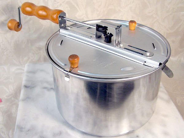 Old Mountain Aluminium Popcorn Popper