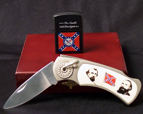 Conferderate Knife & Lighter