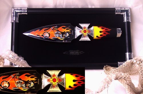 Biker Dagger Mounted In Display