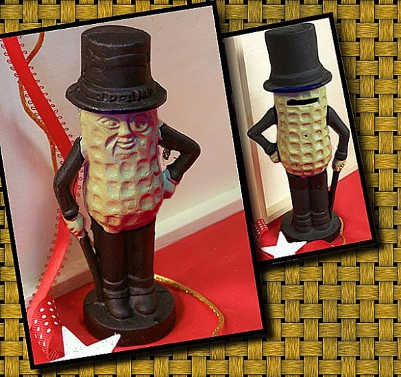 Iron Mr. Peanut Bank