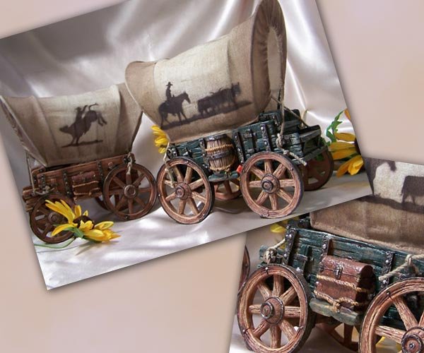 Set of Covered Wagon Lights