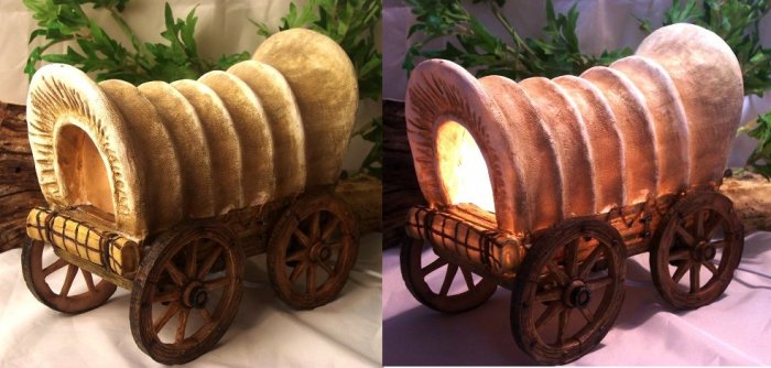 Covered Wagon Lamp Night Light