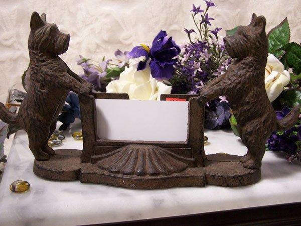 Scottie Dog Business Card Holder