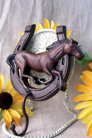 Horse and Horseshoe Hook