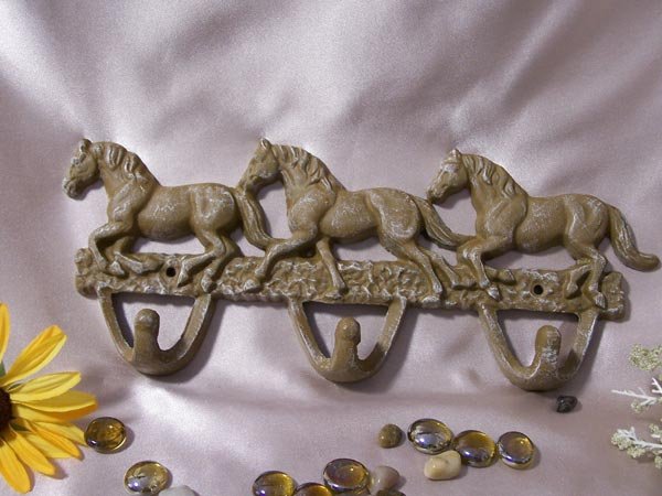 Horse Hooks Frosted White