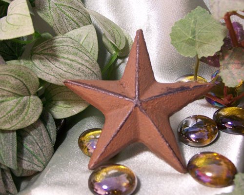 Cast Iron Nail Star - Medium SET of 12