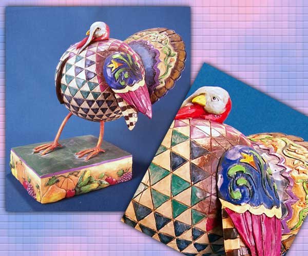 Jim Shore Colorful Large Turkey