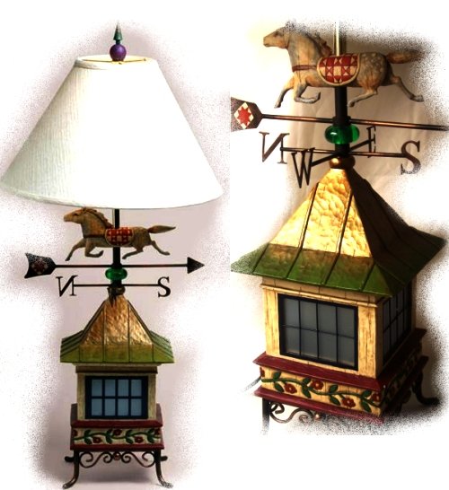 Jim Shore Horse Weathervane Lamp