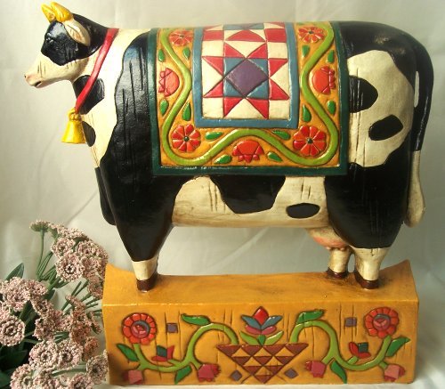 Jim Shore COW Doorstop
