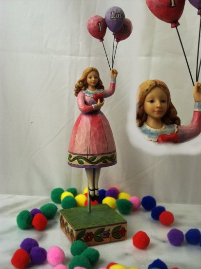 Jim Shore Girl with Balloons