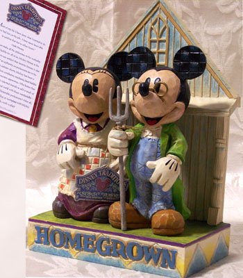 JIM SHORE Mickey & Minnie "Homegrown"