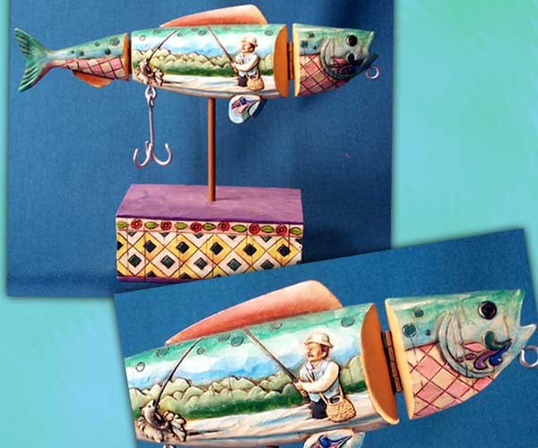 Jim Shore Trout Fishing Lure