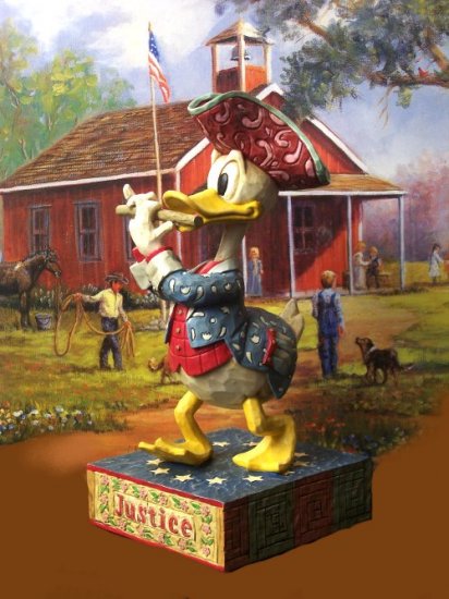 Jim Shore Disney's Donald Duck "Song of Justice"