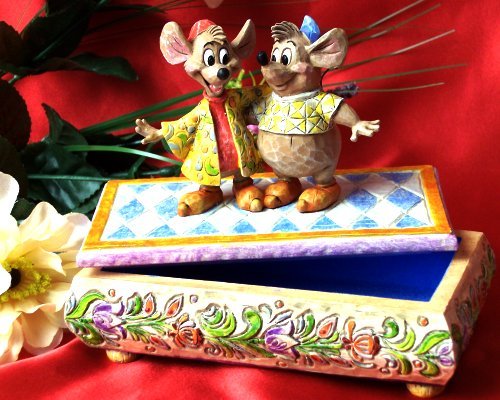 Jim Shore Disney's "Jaq & Gus" Jewelry Box