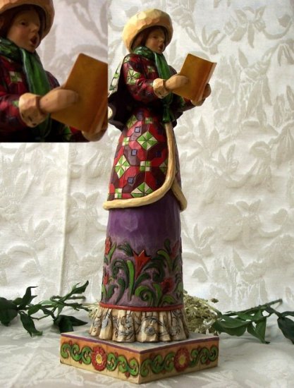 Jim Shore Caroler - Woman