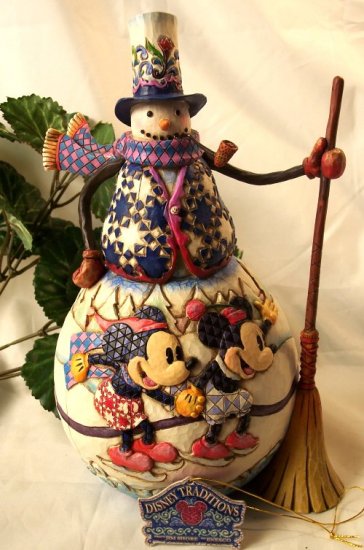 Jim Shore Snowman Disney's "Old Fashioned"