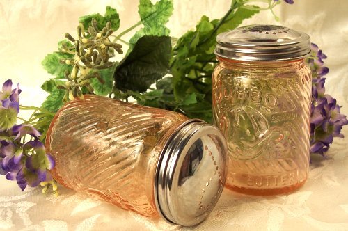 Pink Jumbo Elephant Salt & Pepper