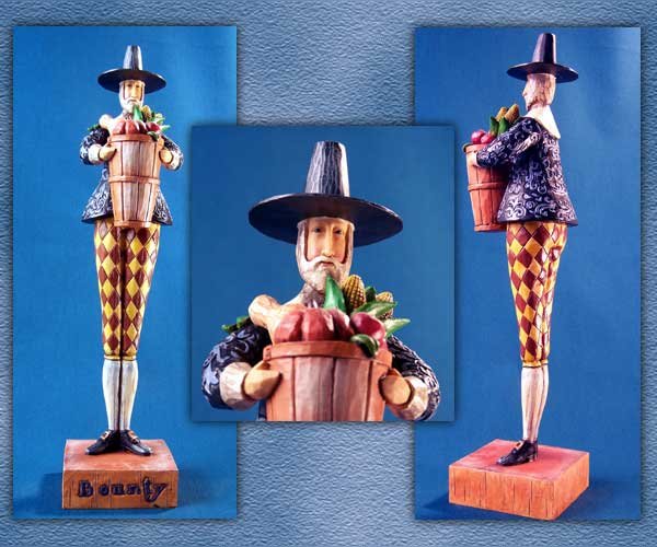 Pilgrim Man with Basket Jim Shore