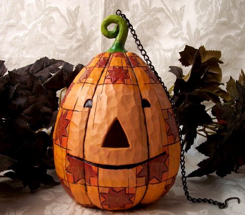 Jim Shore Pumpkin Head Birdhouse
