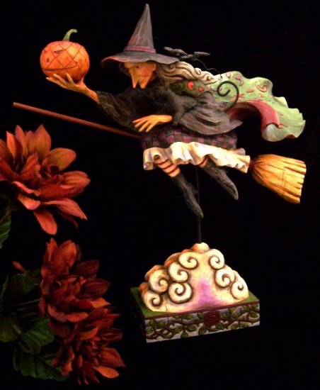 Jim Shore Witch "Fly With Me For A Spell"