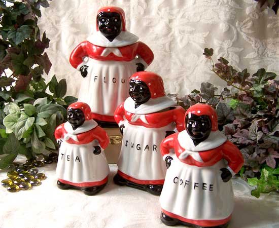 Set of 4 Aunt Jemima Canister