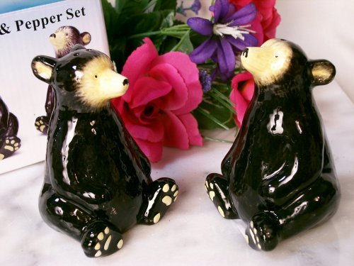 Silhouette Bears Salt & Pepper Shakers
