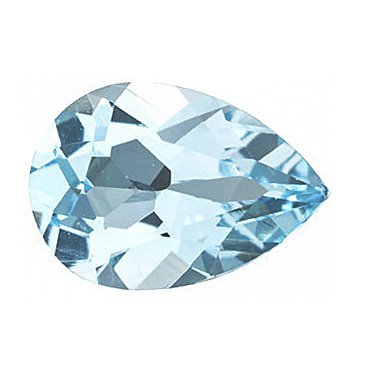 Certified Natural Sky Blue Topaz AAA Quality 8x6 mm Faceted Pear 25 pcs lot