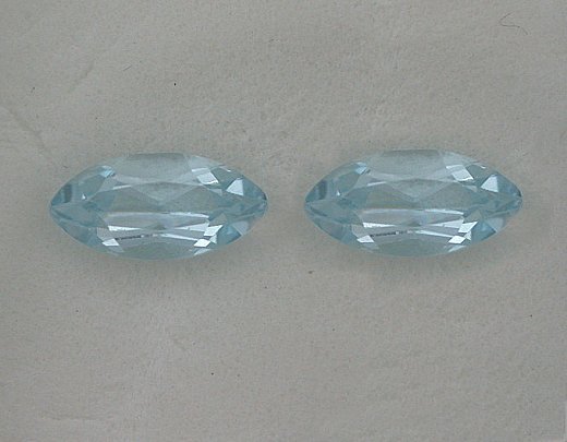 Certified Natural Sky Blue Topaz AAA Quality 4x2 mm Faceted Marquise 10 pcs lot
