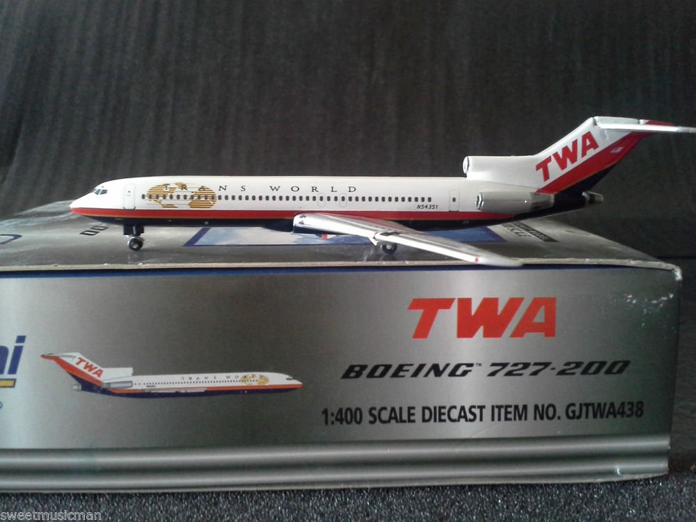 GEMINI JETS TWA 727-200 TRANS WORLD AIRLINES