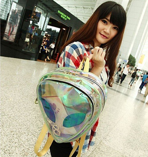 Alien Backpack Bolso Wh206 Kawaii Clothing