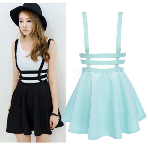 Suspender Skirt / Falda Tirantes WH065 Kawaii Clothing