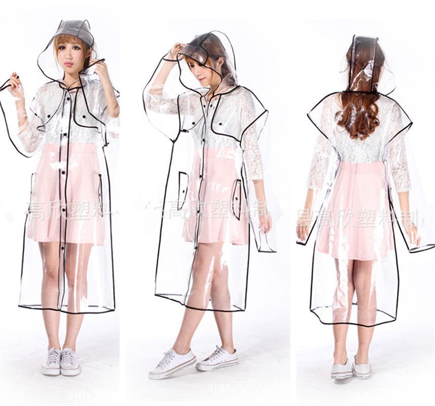 Chubasquero Transparente / Transparent Raincoat WH023 Kawaii Clothing