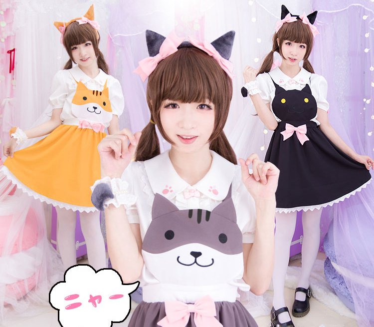 Vestido Gato / Cat Dress WH027 Kawaii Clothing
