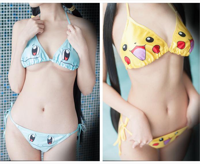 Bikini Pokemon Go WH164 Kawaii Clothing