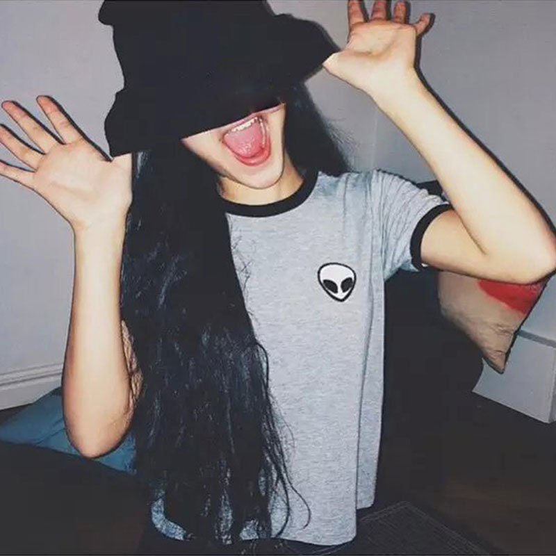 Alien T-Shirts Camisetas WH150 Kawaii Clothing