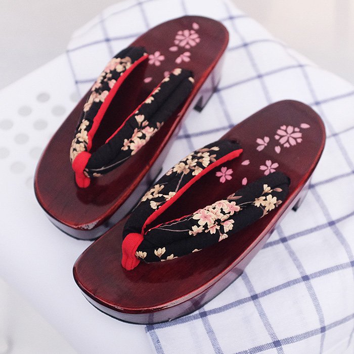 Geta Shoes Zapatos WH357 Kawaii Clothing
