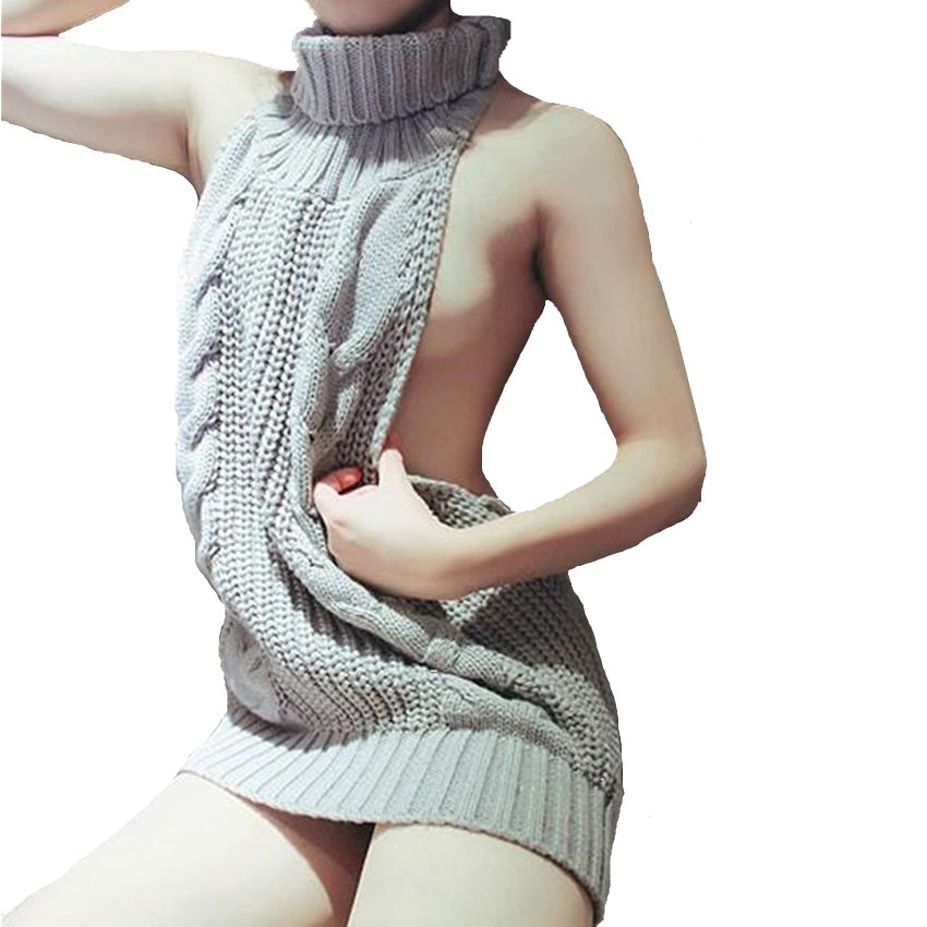 Kawaii Clothing Sexy Virgin Killer Sweater Pullover Japan Cosplay WH085