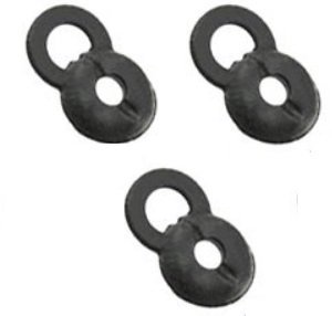 3 Universal Large BL EAR GEL EARGEL BUD TIP FOR: Plantronics M155 M25 M100 MX100