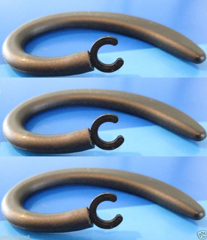BLUETOOTH REPLACEMENT 3x PADDED EARLOOP CLIP MOTOROLA HX1 ENDEAVOR FREE SHIPPING